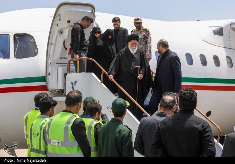 عکس/ ورود خانواده ابراهیم رئیسی به فرودگاه مشهد