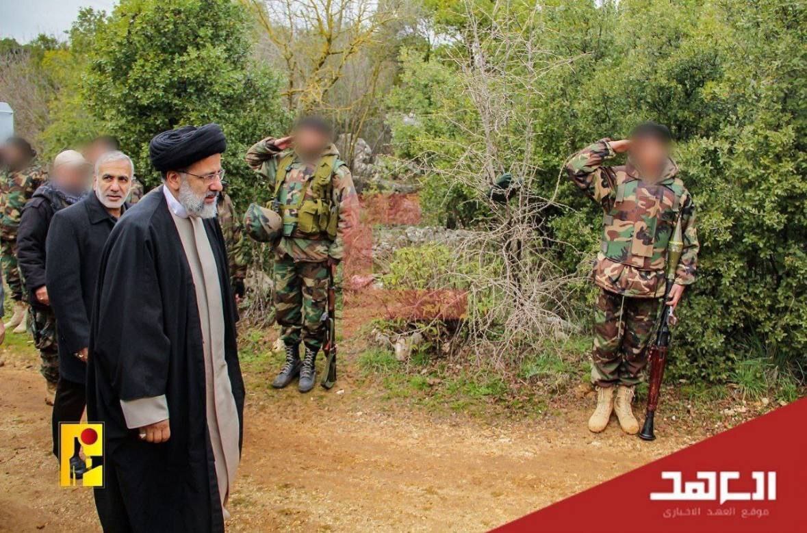 عکس/ بازدیدابراهیم رئیسی از پایگاه حزب الله در جنوب لبنان