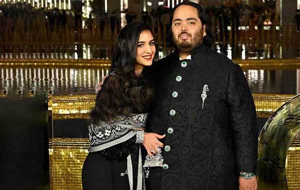 عروسی پر زرق و برق پسر ثروتمندترین مرد آسیا در هند