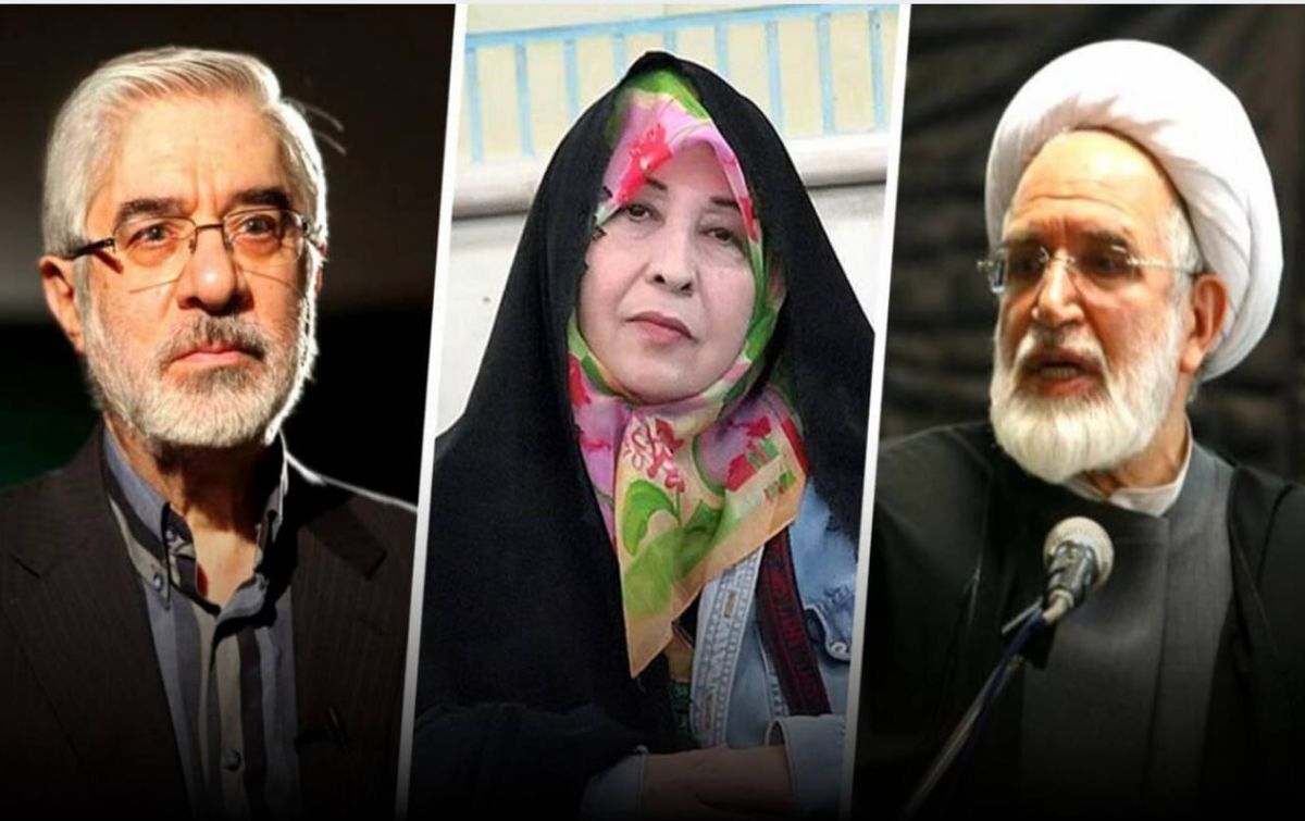 کروبی در انتخابات شرکت می کند، موسوی و رهنورد نه
