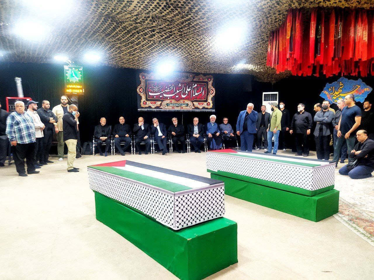 عکس/ وداع با شهید اسماعیل هنیه در معراج شهدای تهران