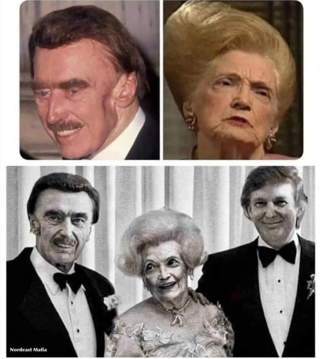 عکس/چهره عجیب پدر و مادر دونالد ترامپ که تابحال ندیده اید!