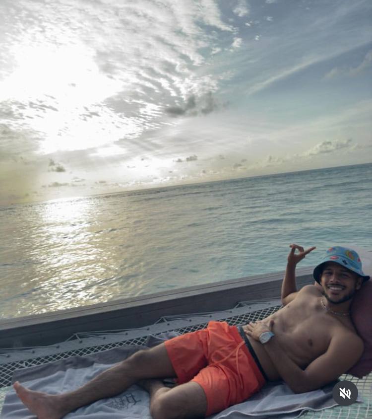 عشق و حال مهدی قائدی در سواحل مالدیو + عکس