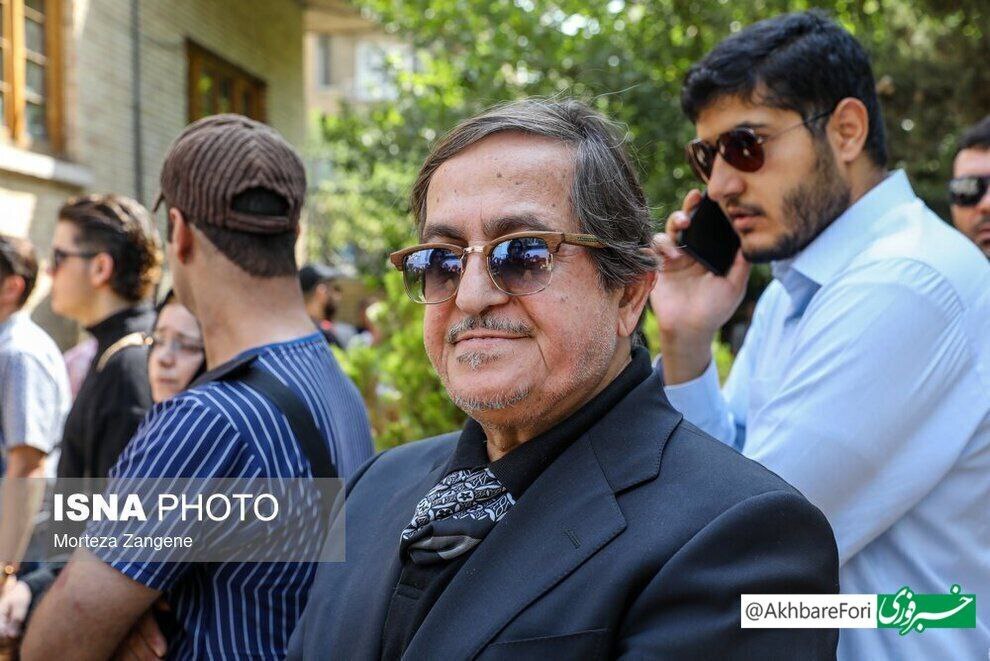 عکس/استایل متفاوت پدر روح‌الله زم در خاکسپاری سعید راد