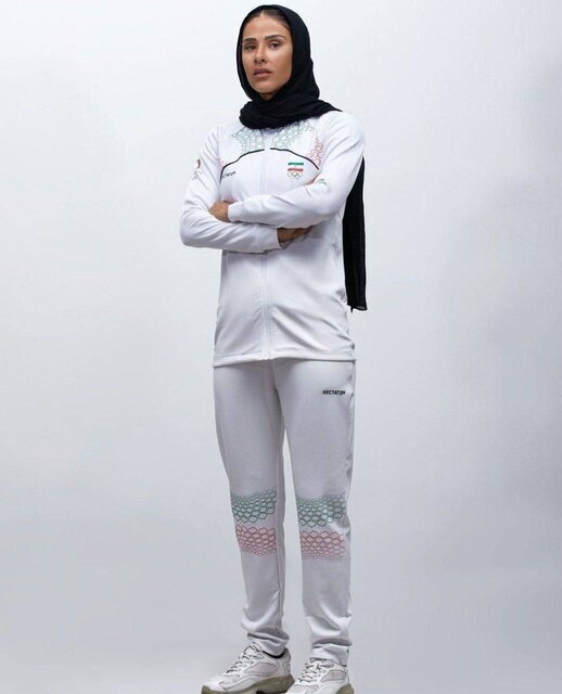 عکس/ لباس‌ زیبای کاروان ایران در المپیک ۲۰۲۴ پاریس