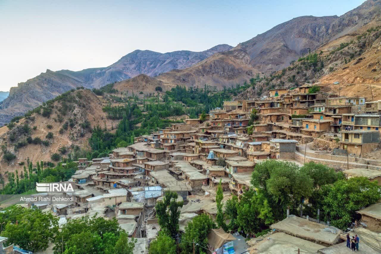 عکس/ روستای پلکانی سر آقا سید در کوهرنگ چهارمحال و بختیاری