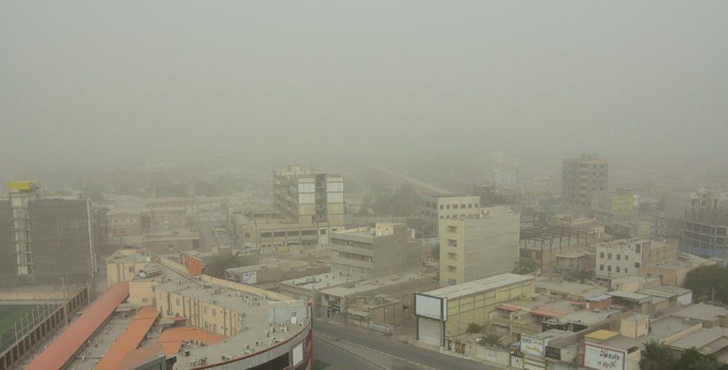 آبادان و خرمشهر در غبار