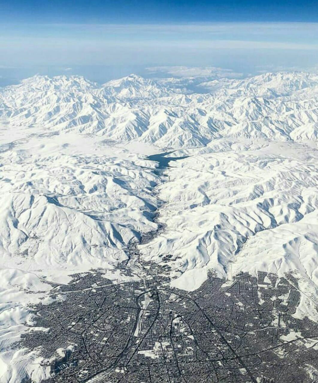 تصویر هوایی حیرت انگیز از ارومیه