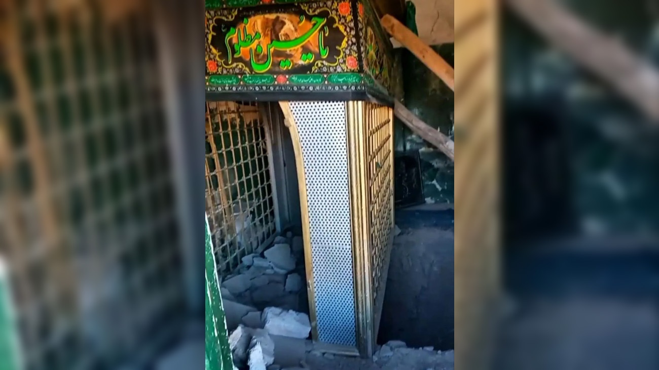 هجوم گنج‌یاب‌ها به یک امامزاده در تعطیلات نوروز