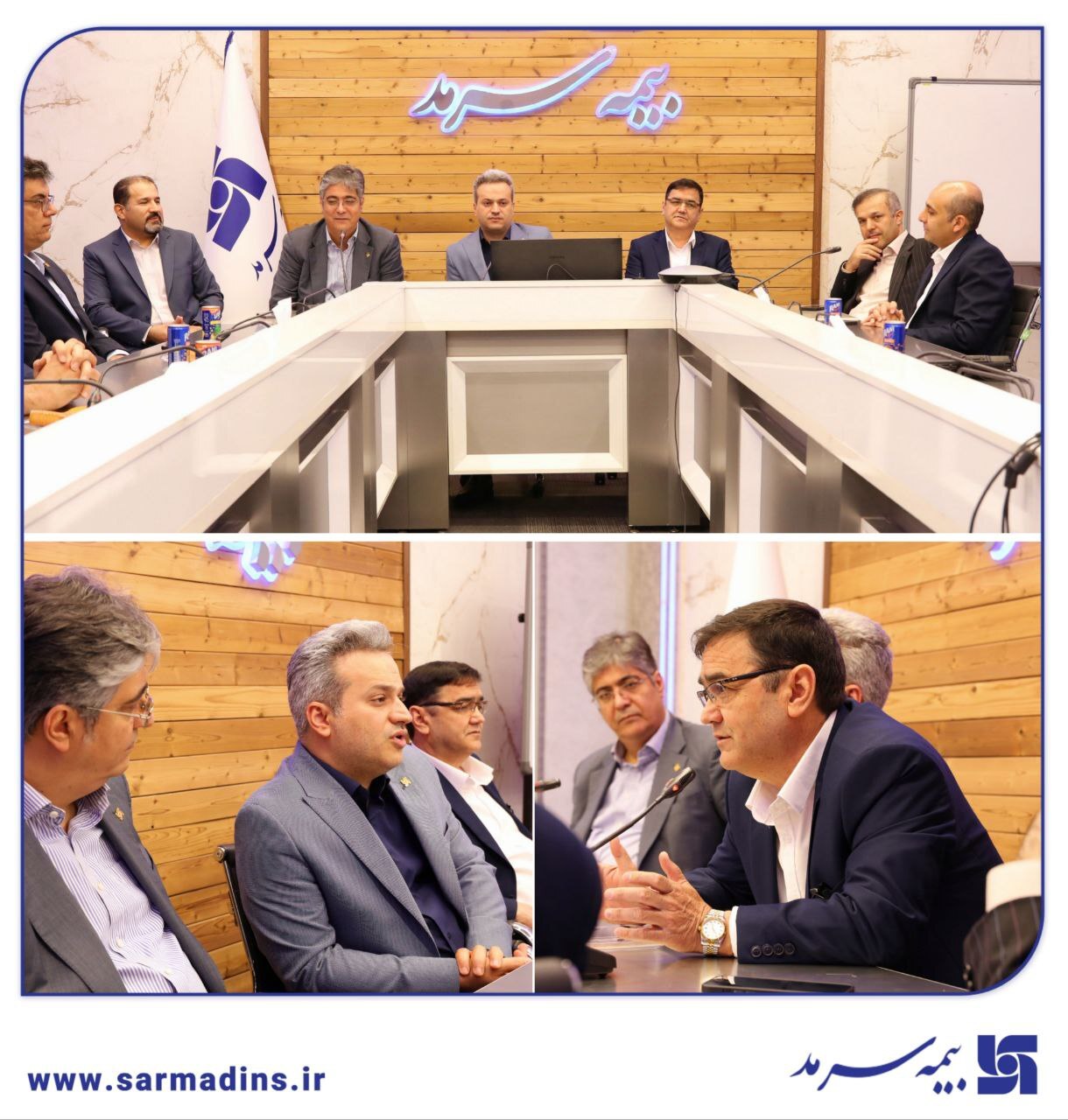 ارائه رهنمود‌های مدیرعامل و اعضای هیأت‌مدیره بیمه سرمد در محفل نوروزی با کارکنان