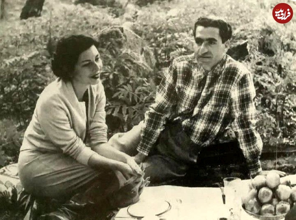 تفرج ثریا اسفندیاری و شاه ۷۴ سال پیش در محوطه سعدآباد