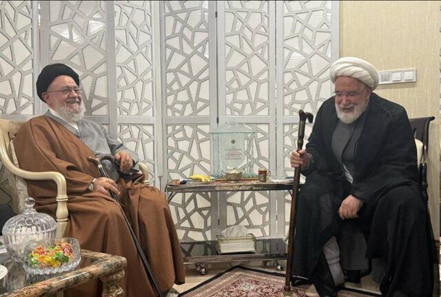 دیدار موسوی خوئینی‌ها با مهدی کروبی