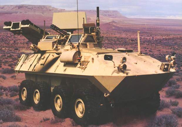 خودروی زرهی سبک دفاع هوایی ارتش آمریکا