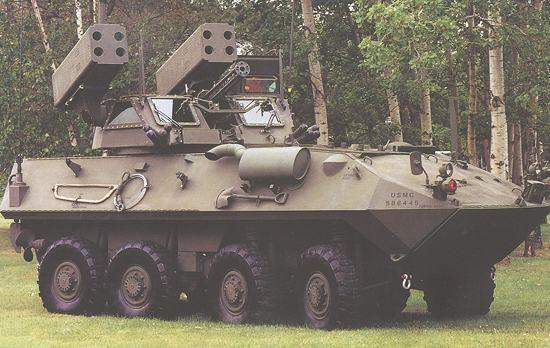 خودروی زرهی سبک دفاع هوایی ارتش آمریکا