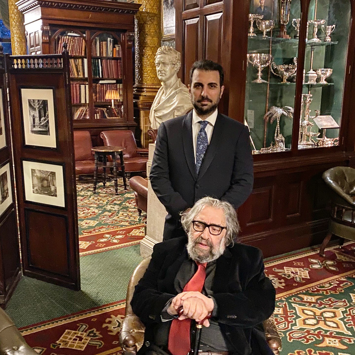 استایل شیک مسعود کیمیایی در کنار پسرش پولاد کیمیایی