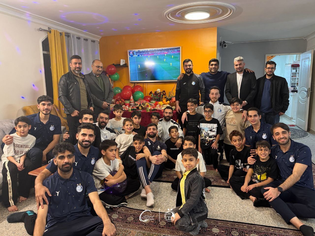 بازیکنان استقلال در شب یلدا