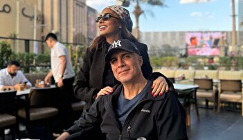 عکس/ شب یلدای اوزجان و همسر ایرانی‌اش