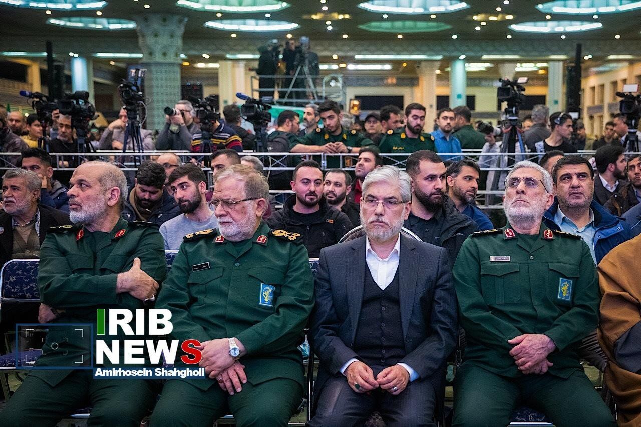 سردار قاآنی در مراسم بزرگداشت سردار سلیمانی