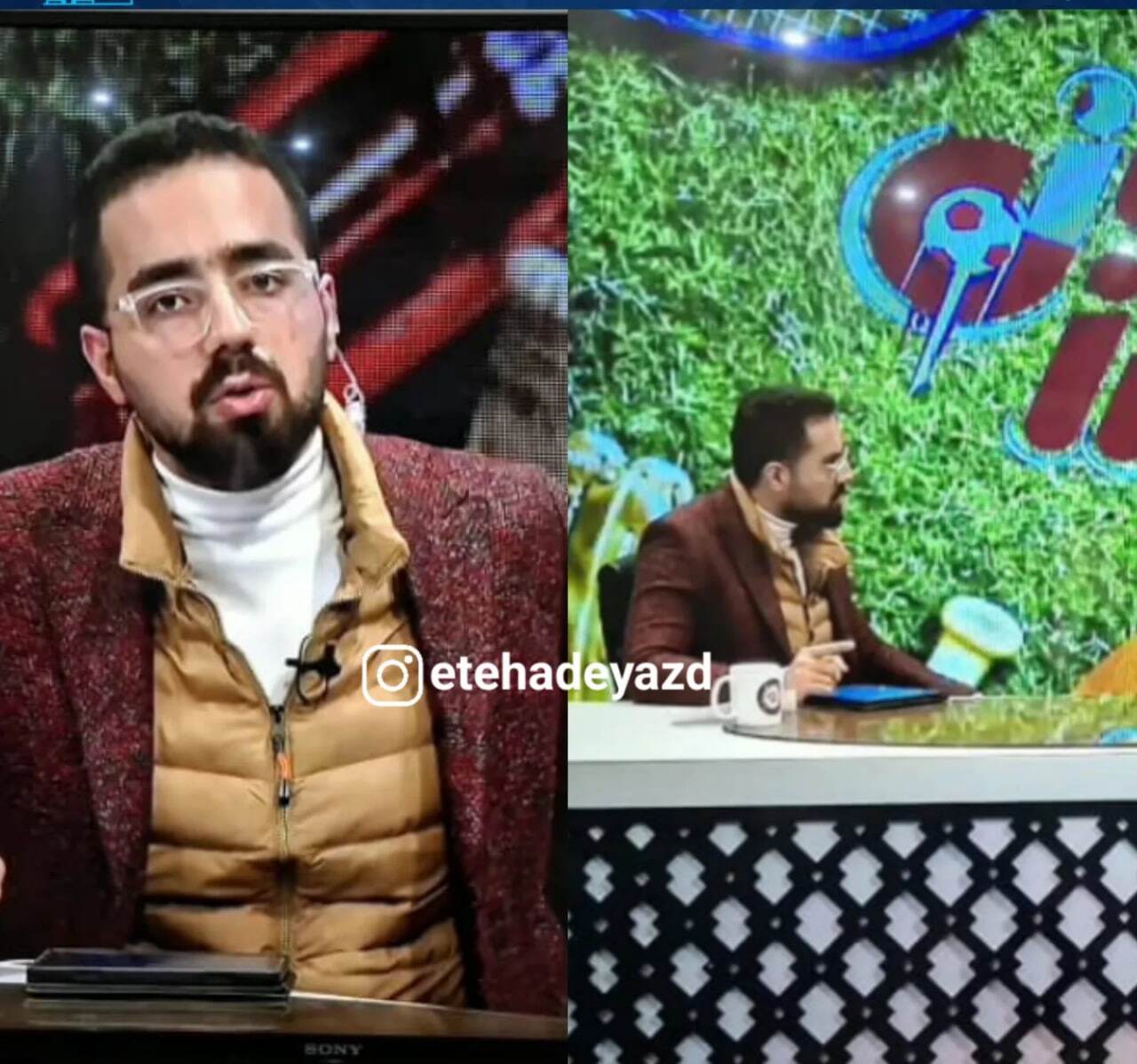 ظاهر مجری برنامه ورزشی یزد حاشیه‌ساز شد