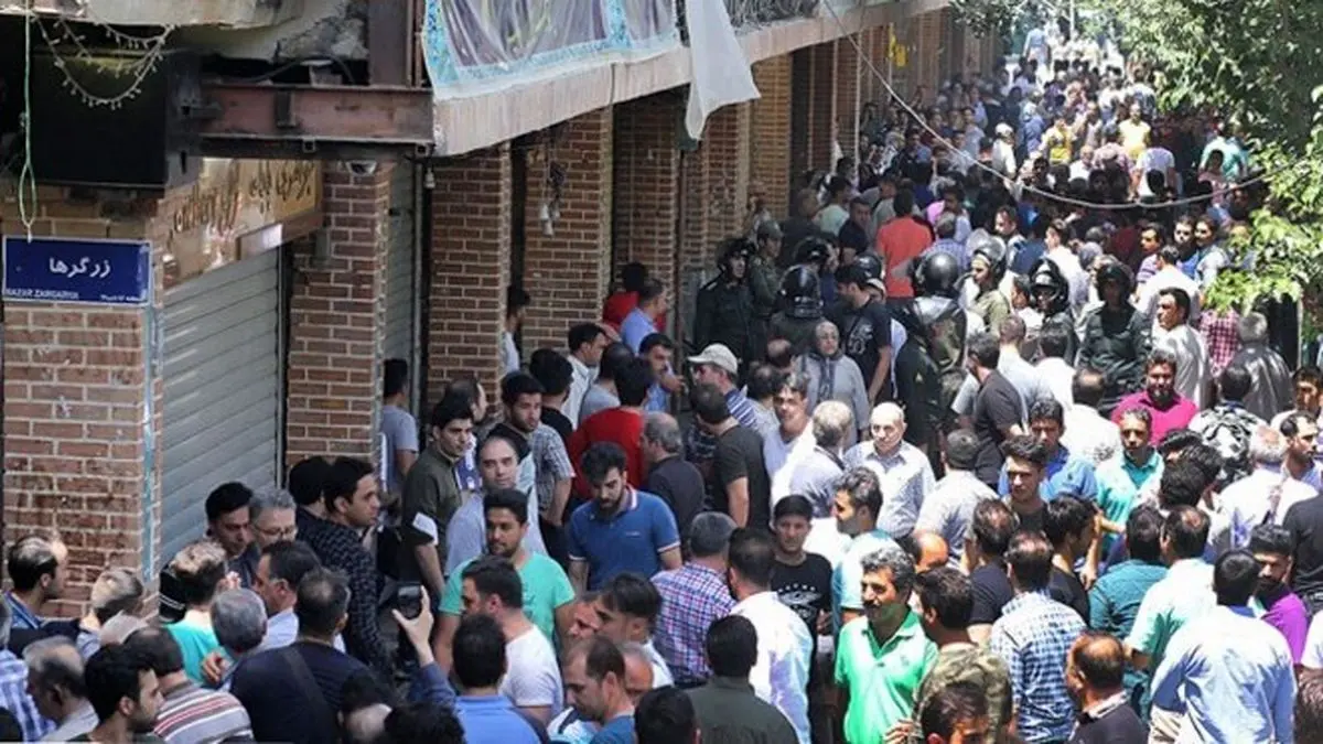 تعطیلی بازار تهران در پی اعتصاب بازاری‌ها