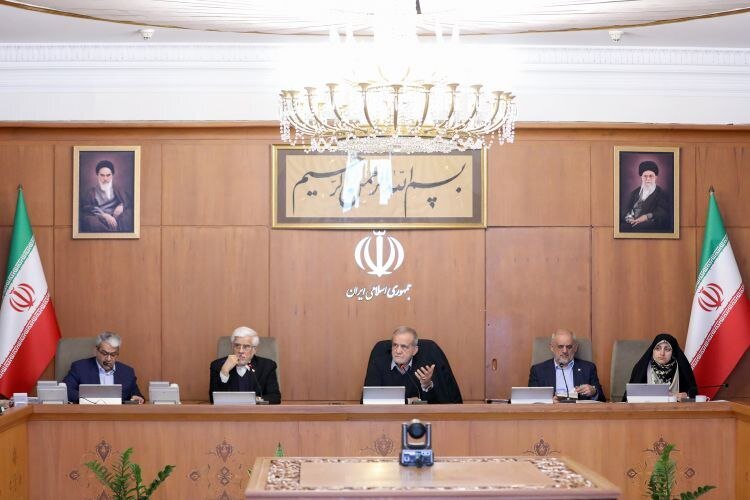 جلسه هیئت دولت با حضور پزشکیان