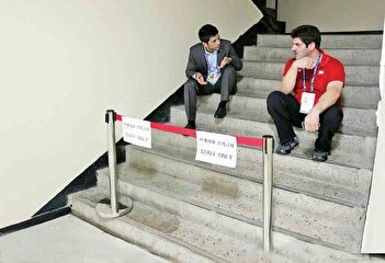 فیلم/ خویشتن‌داری رسول خادم مقابل دبیر