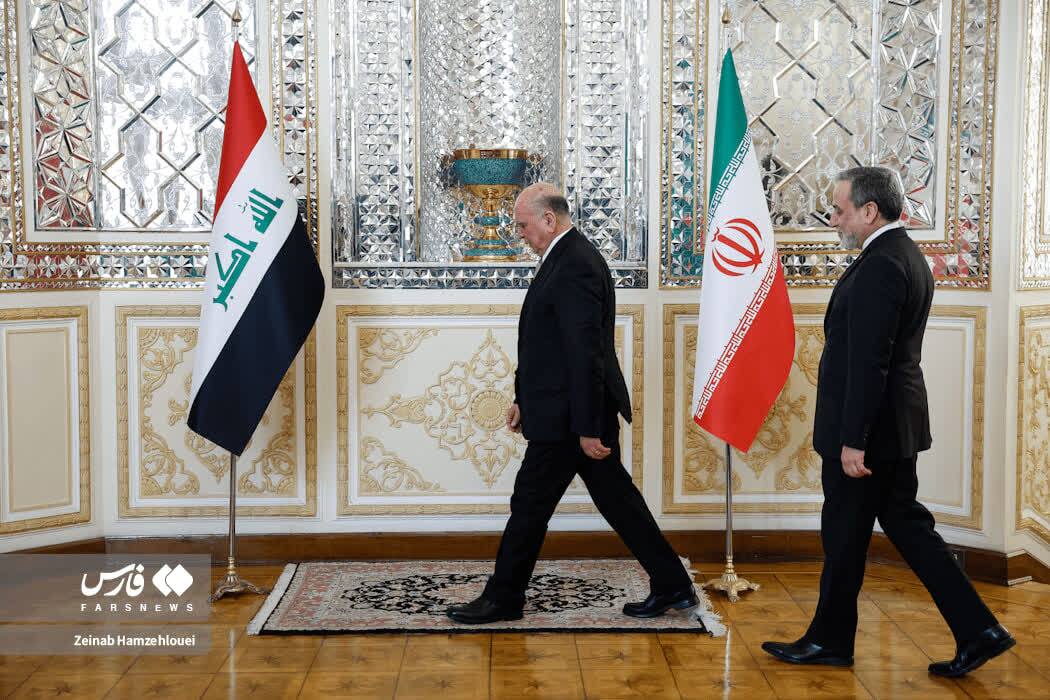 استقبال عباس عراقچی از فؤاد حسین