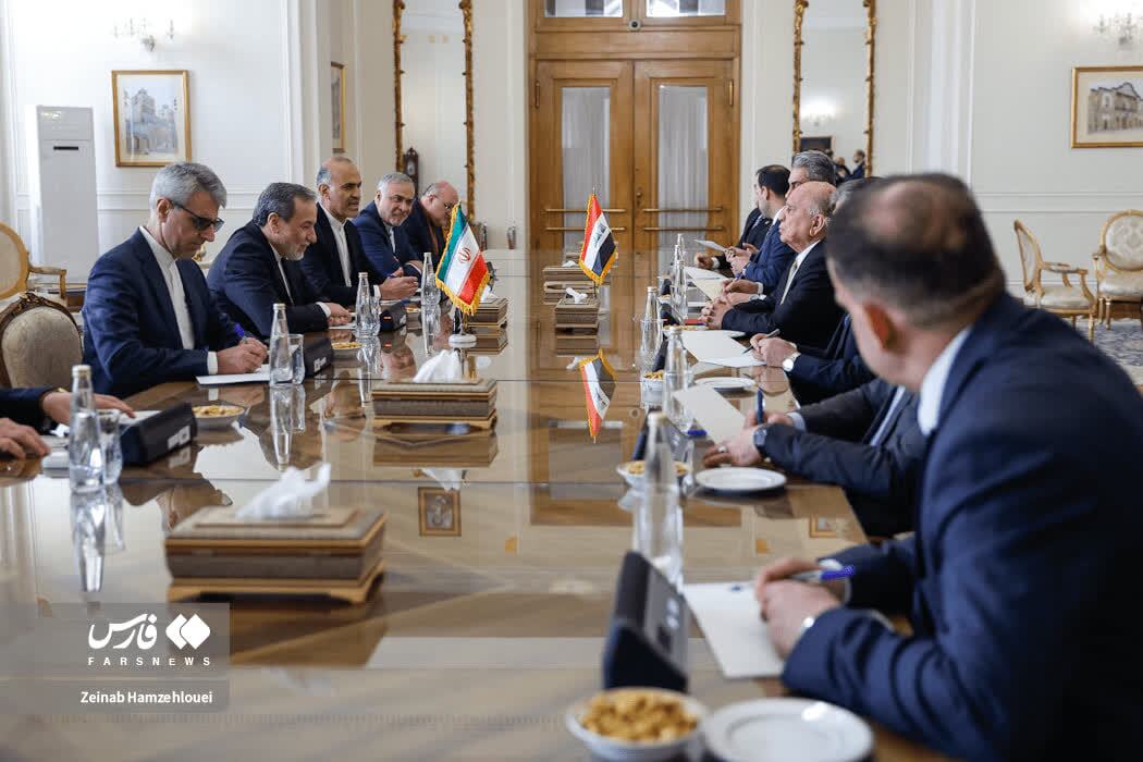 استقبال عباس عراقچی از فؤاد حسین