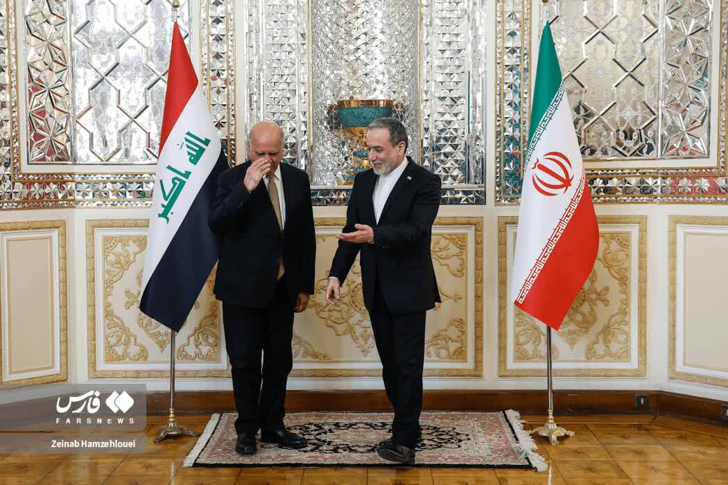 استقبال عباس عراقچی از فؤاد حسین