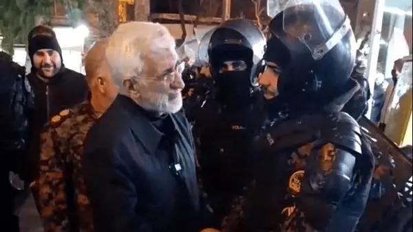 دیدار سعید جلیلی با مأموران یگان ویژه