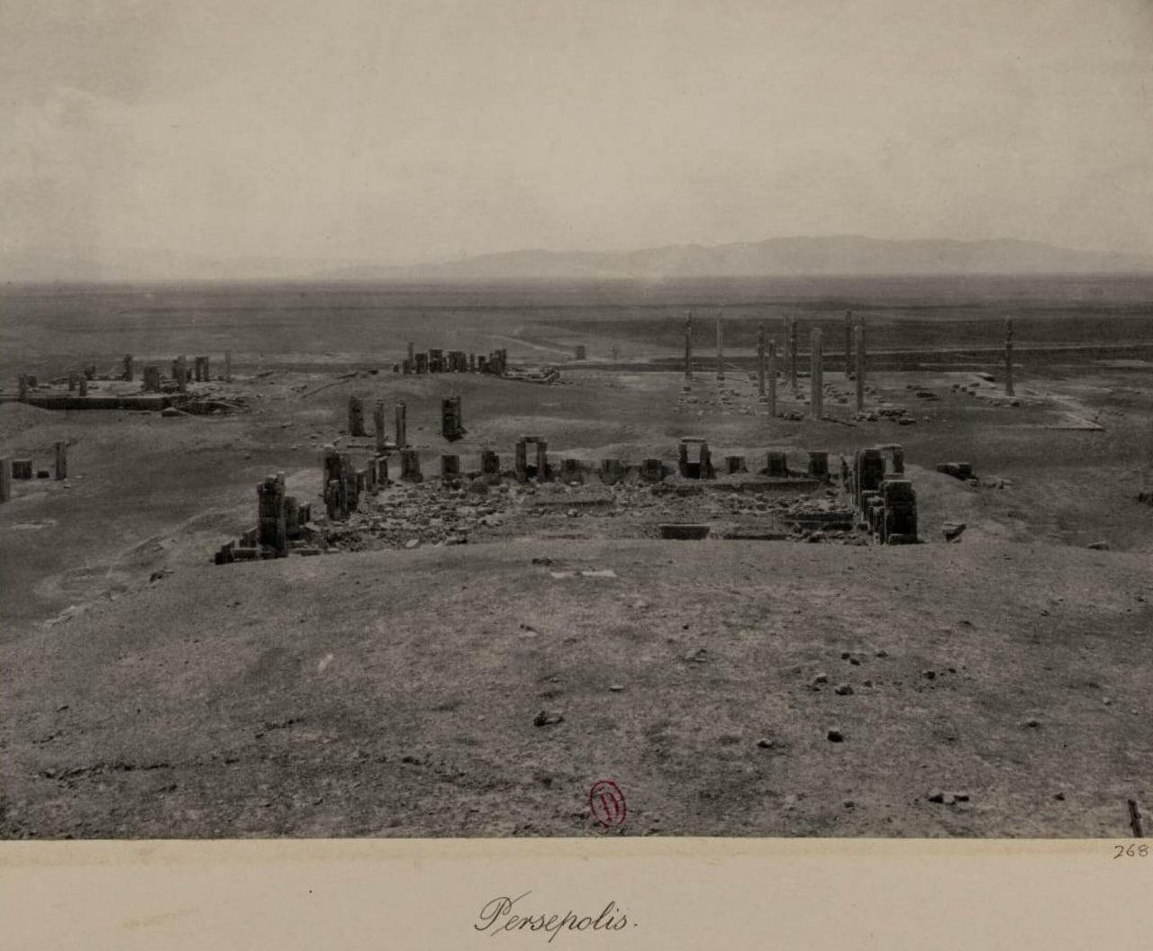 تخت‌جمشید ۱۷۰ سال پیش