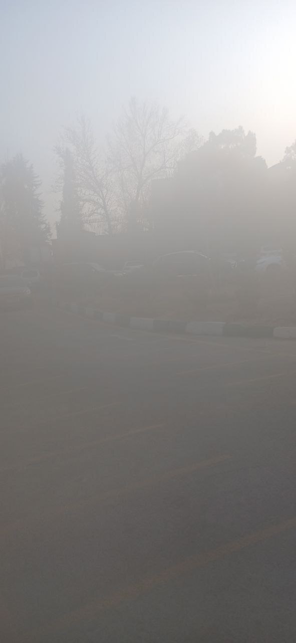 آلودگی شدید هوا در منطقه ۱۲ تهران در قاب دوربین