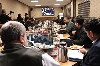 عکس/ حضور جنجالی محسن افشانی در جلسه دولتی