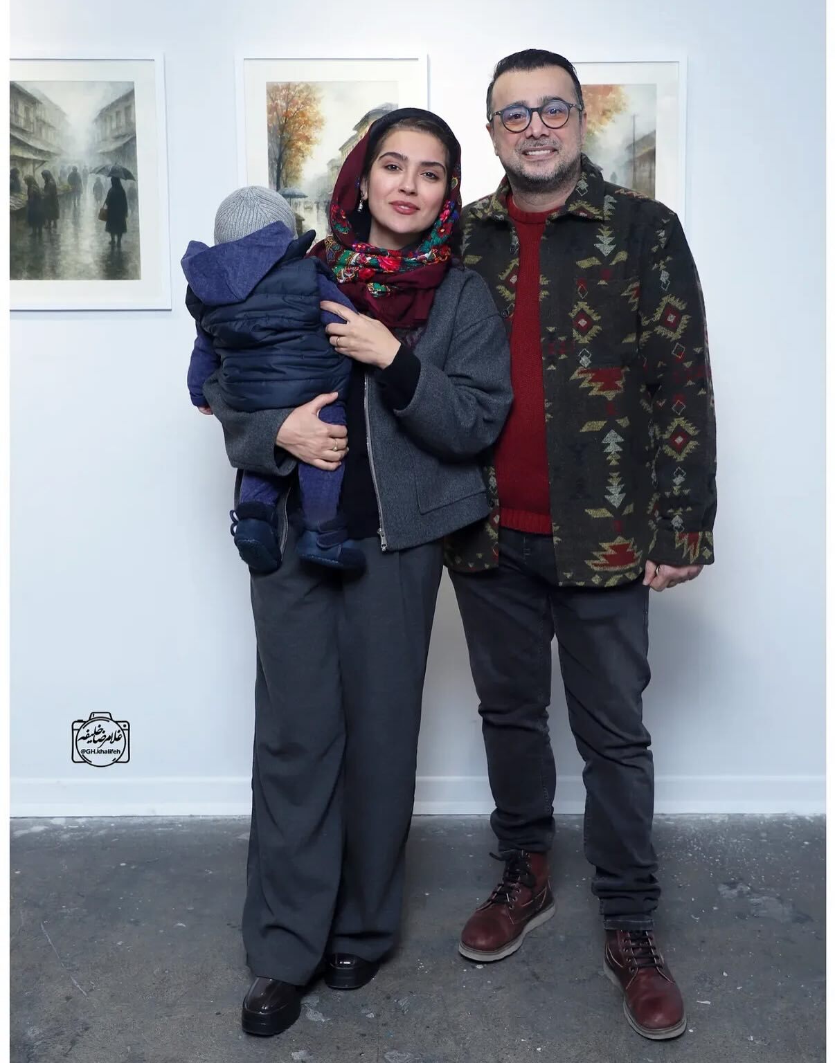 تصویری تازه از خانواده زوج مشهور سینما منتشر شد