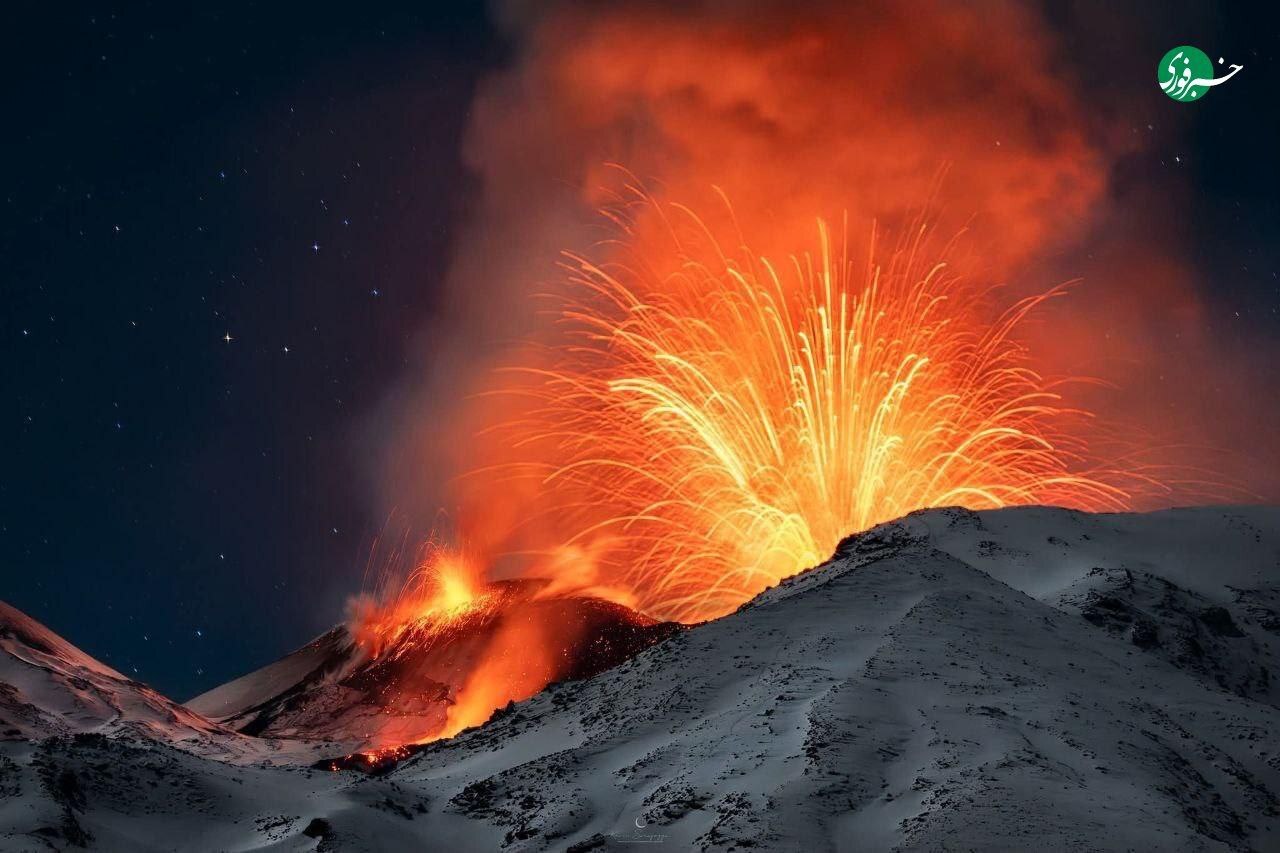 فعال شدن آشتفشان اتنا