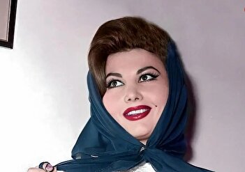 عکس / دیدار ایرن و الهه دو هنرمند قدیمی