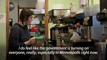 فیلم/ برنامه پخش غذای رایگان در مینیاپولیس علیه ترامپ