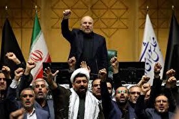 طنین شعار مرگ بر اسرائیل و مرگ بر آمریکا در مجلس +  فیلم