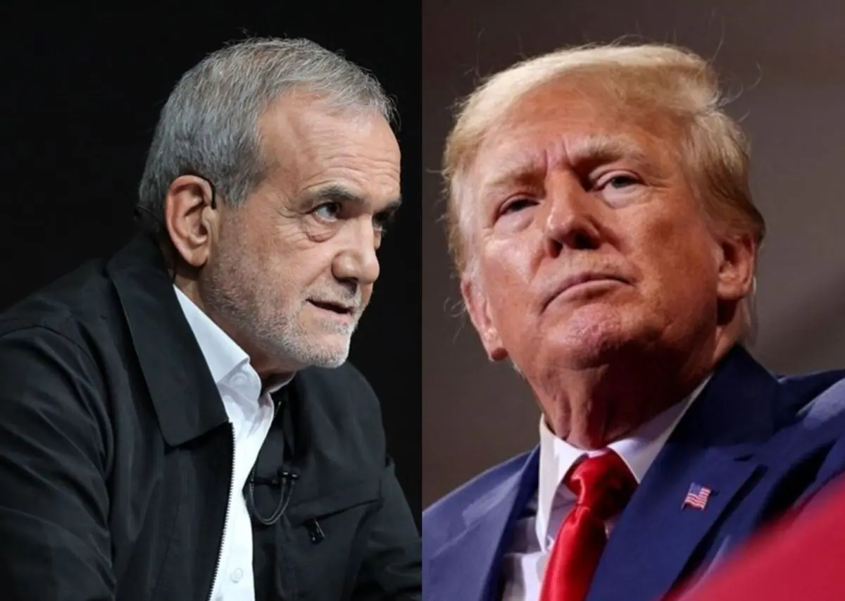 ترامپ و پزشکیان ترامپ و پزشکیان