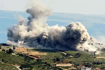 فیلم/ حمله گسترده اسرائیل به جنوب لبنان