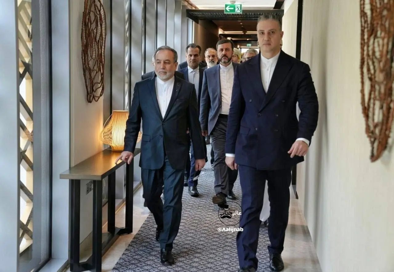 عراقچی در حین مذاکرات ایران و آمریکا