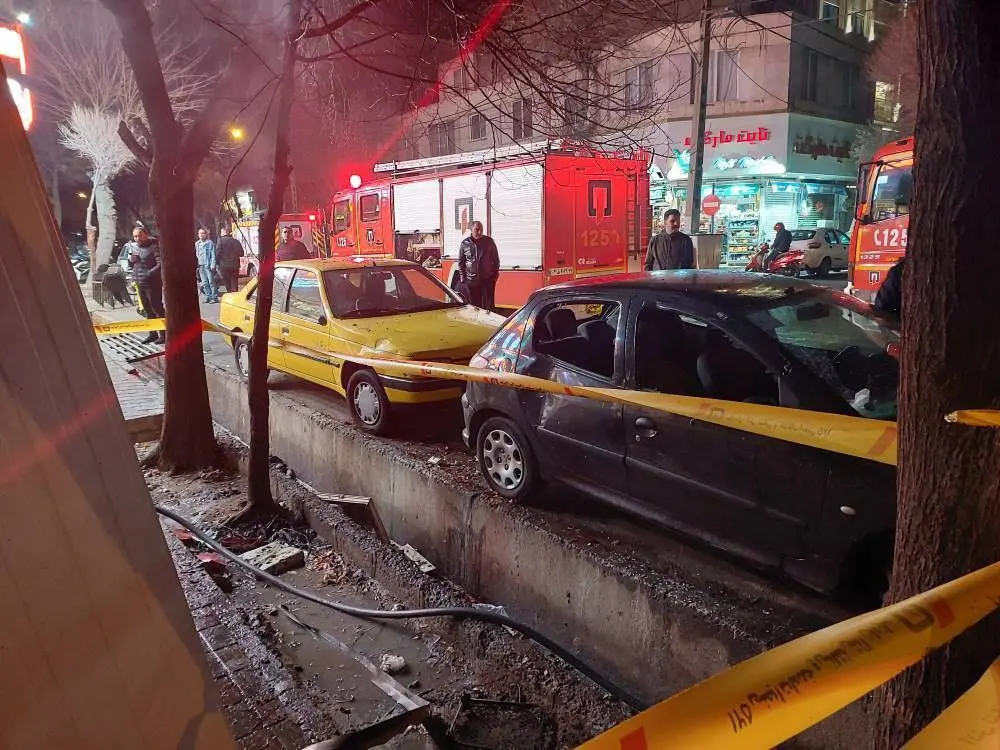 انفجار و آتش‌سوزی