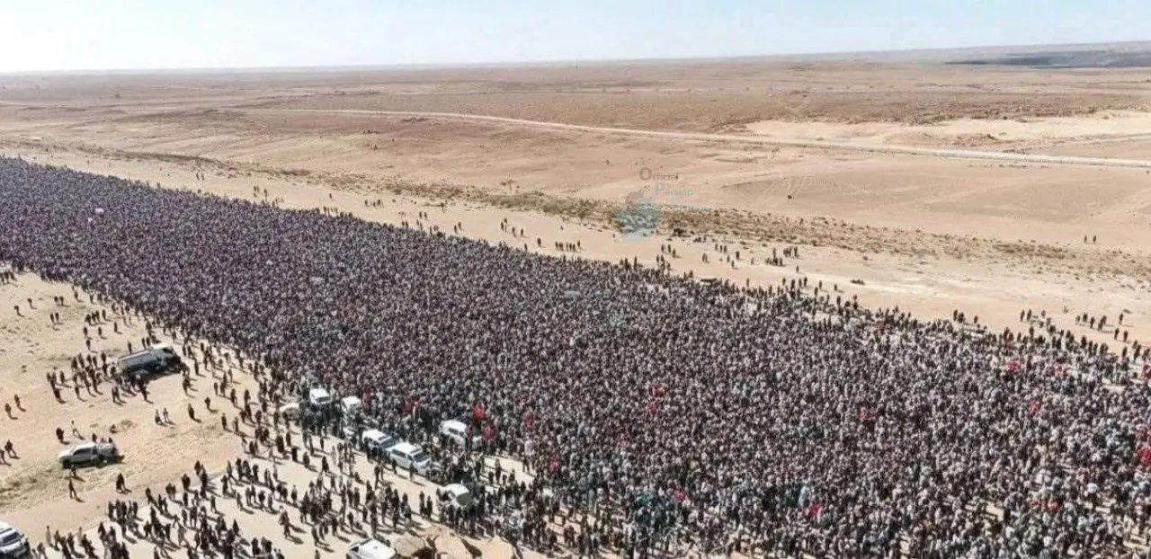 تشییع جنازه سیف‌الاسلام قذافی پسر معمر قذافی