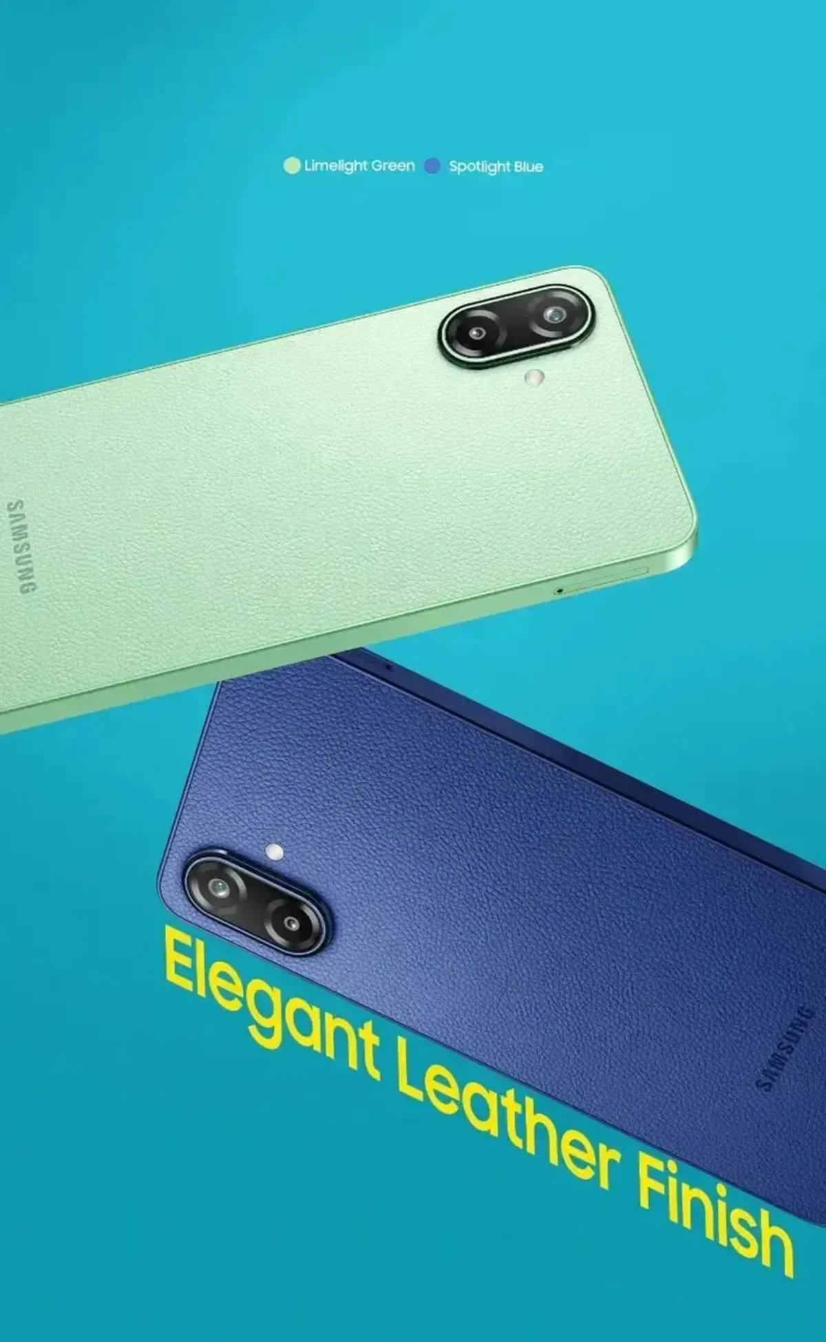 گوشی جدید سامسونگ با بدنه چرمی