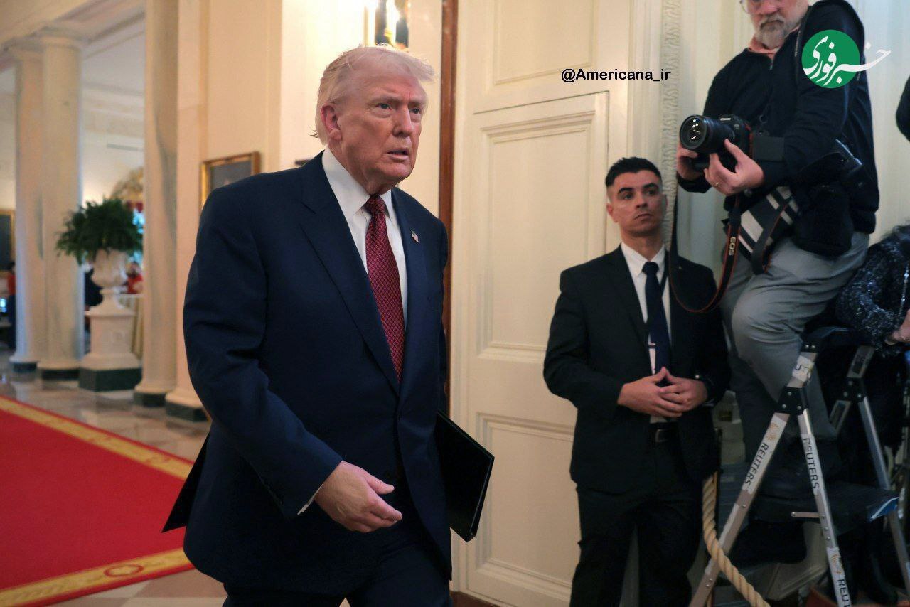 کبودی دست ترامپ