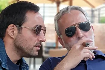 عکس / بیژن بنفشه خواه و دختر زیبایش