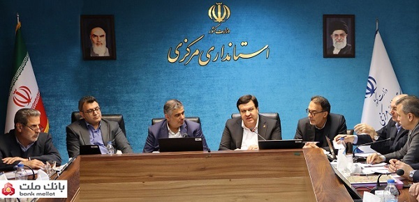 دیدار مدیرعامل بانک ملت به نمایندگی از وزیر اقتصاد، با مسؤولان استان مرکزی و فعالان اقتصادی