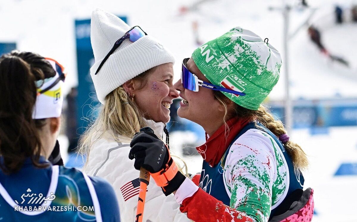 لحظه به یادماندنی ورزشکار ایرانی با ستاره آمریکا