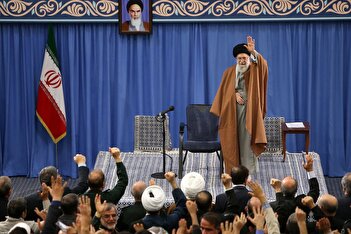 تصاویری از دیدار مردم آذربایجان‌شرقی با رهبر انقلاب