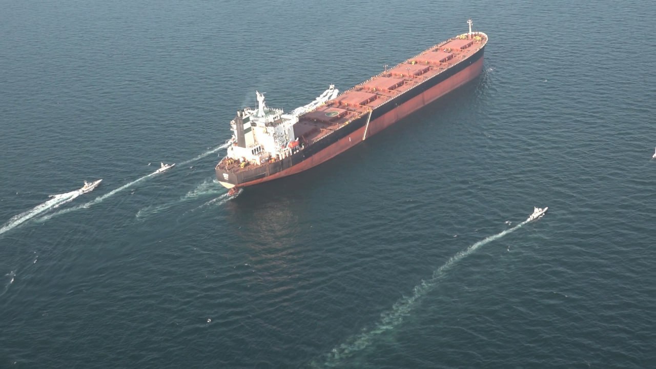 رزمایش کنترل هوشمند سپاه در تنگۀ هرمز